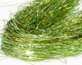 Fine 3D Tinsel Hair, Chartreuse UVR / 25